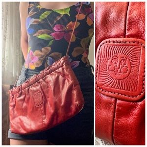 Celestial Red Sun Engraved Purse